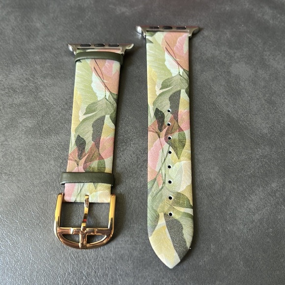 TED BAKER LONDON Floral Leather Apple Watch® Band 74$ - Picture 3 of 4